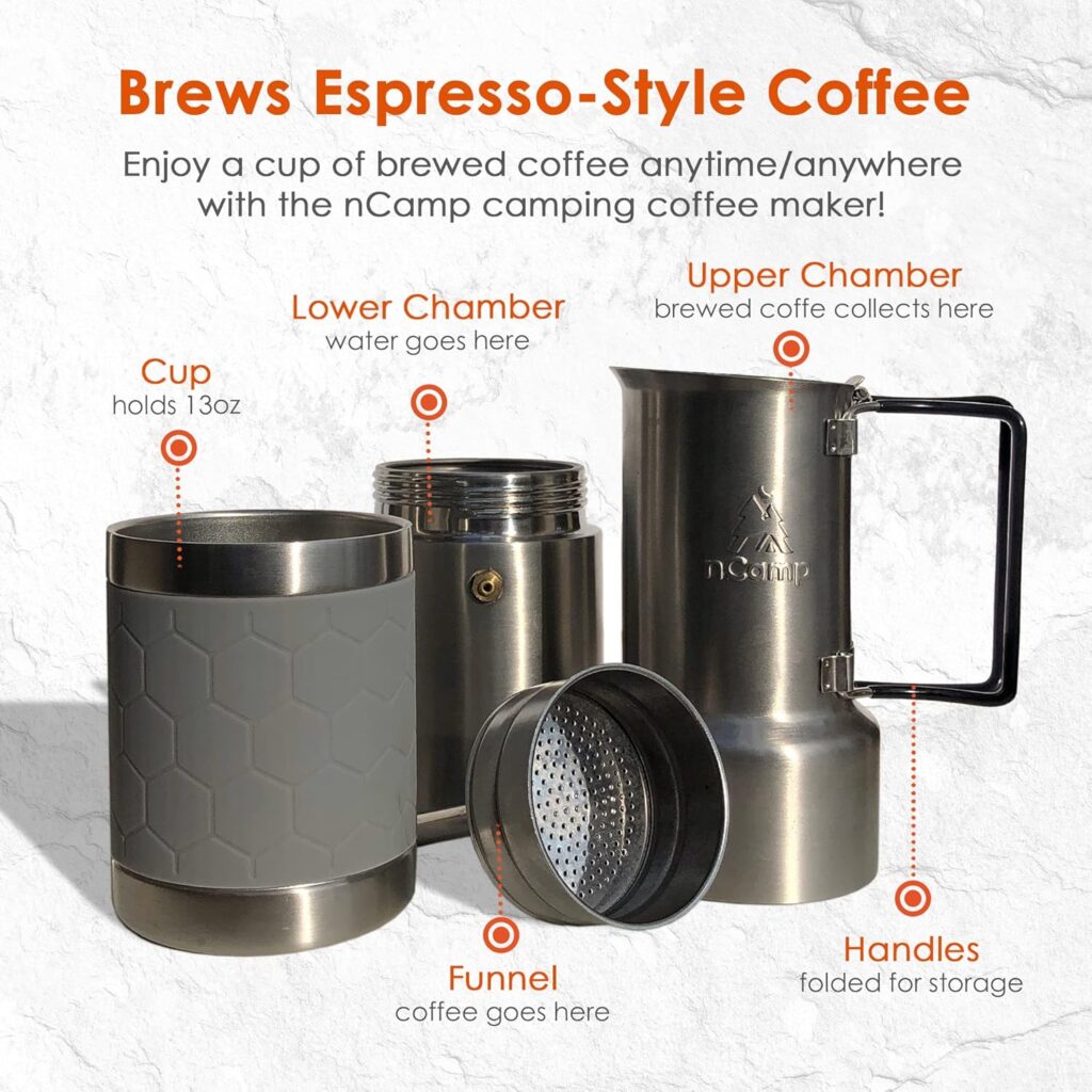 nCamp Café Portable Coffee Maker