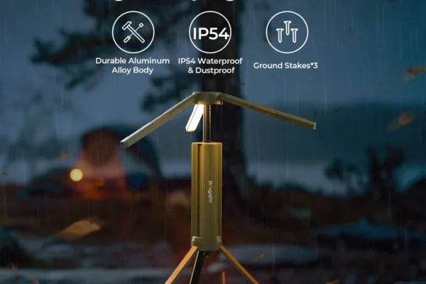 BougeRV New Outdoor Portable Telescopic Camping Lantern