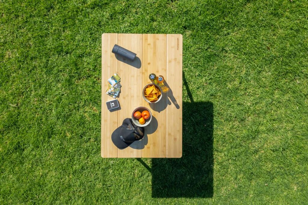 Zempire Kitpac Pro Bamboo Table