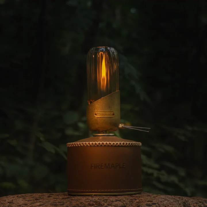 Firemaple Vintage Copper Orange Gas Lantern